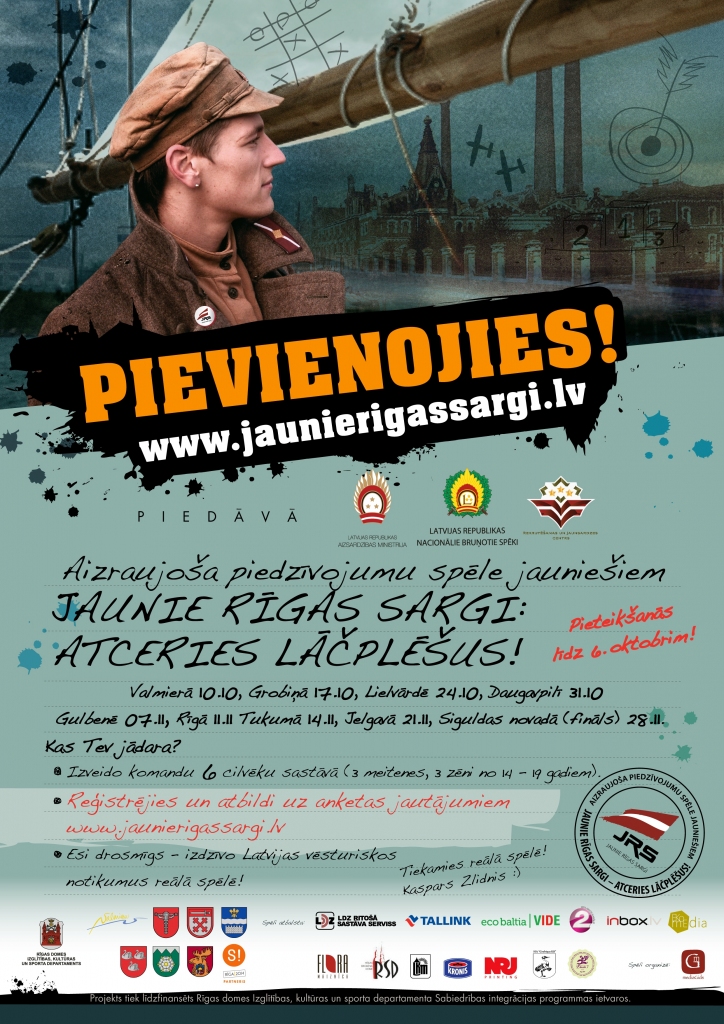 Spēle “Jaunie Rīgas sargi: Latvijas hronikas” Gulbenē tomēr būs!