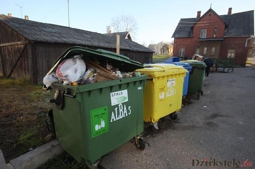 SIA "Alba" sadzīves atkritumu konteineru noņemšanas grafiks Gulbenē