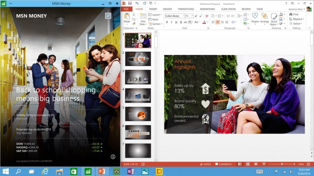 Microsoft prezentē jaunāko Windows versiju