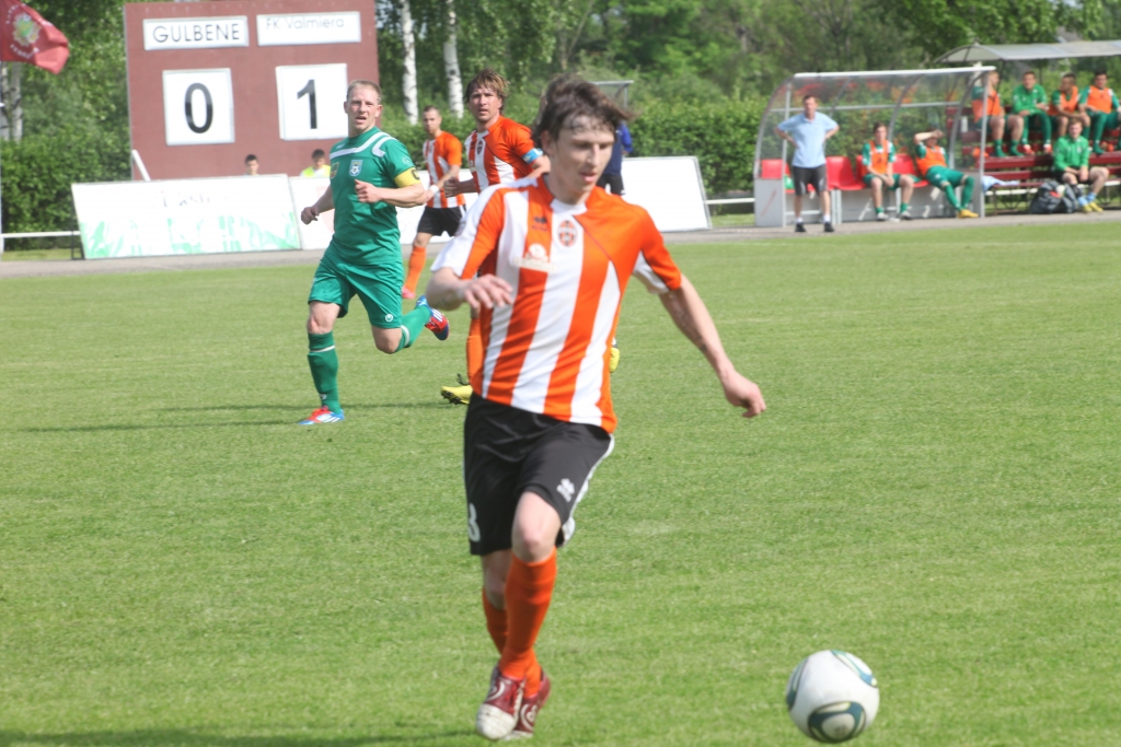 Latvijas pirmās līgas čempionāta noslēguma spēle futbolā: FB "Gulbene" - "Preiļi"