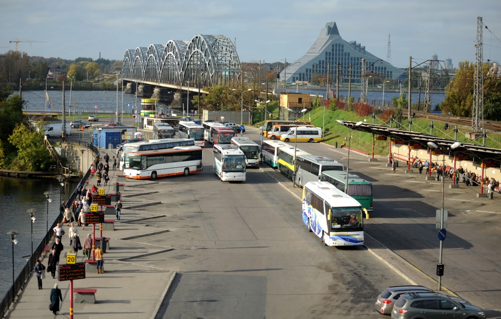 papildināta (13:31) - Nordekas autobusu vadītāji streiko; Rīgas autoostā reisi nav atcelti