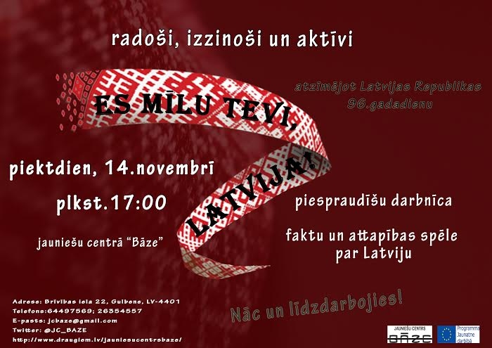 Jauniešus aicina darboties un izzināt