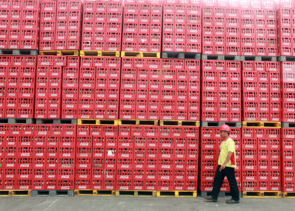 Coca-Cola tirgos pienu