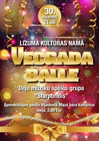 Lizuma kultūras namā - Vecgada balle