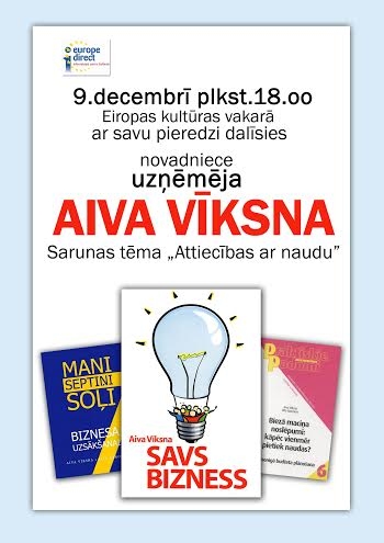 Bibliotēkā - mūsu novadniece, uzņēmēja, Latvijas Darba devēju konfederācijas viceprezidente Aiva Vīksna