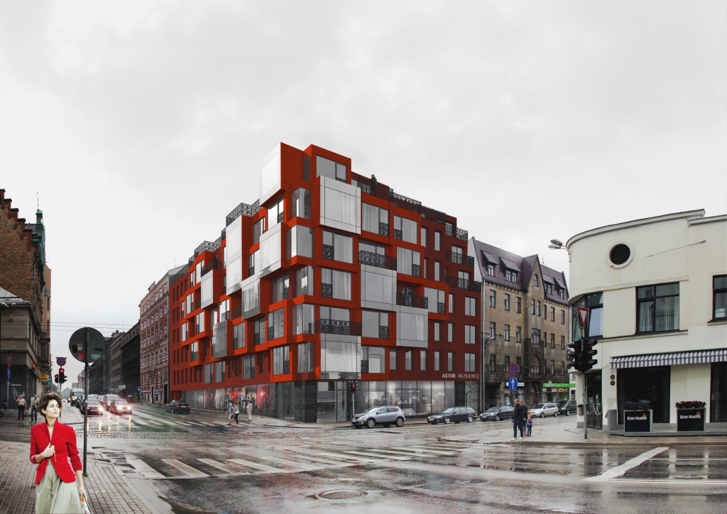 Rīgas centrā uzsākta kārtējā ekskluzīvo dzīvokļu projekta būvniecība