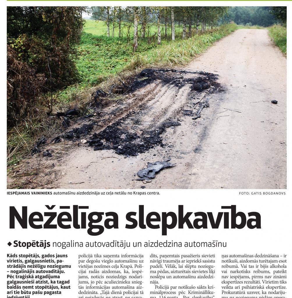Slepkavībā apsūdzētais nevēlas liecināt