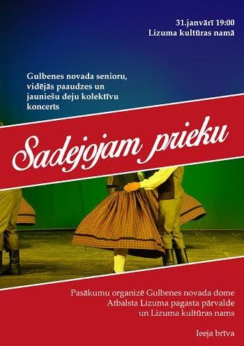 Lizumā - koncerts "Sadejosim prieku!"