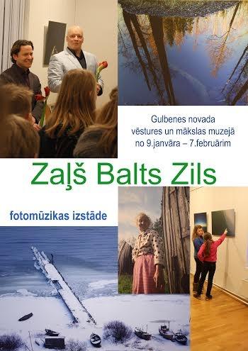 Muzejā - Jāņa Medņa un Raimonda Tigula fotomūzikas izstāde "Zaļš,Balts,Zils”