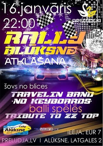  “Prelūdijā” (Alūksnē) - Rally "Alūksne 2015" atklāšana un šovs
