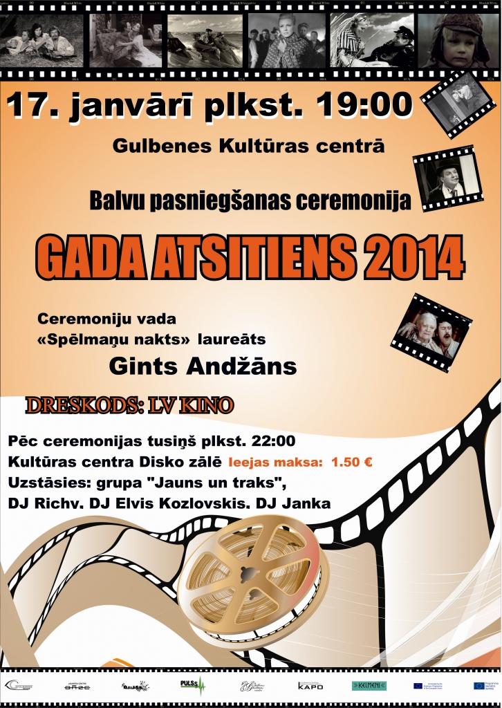 Balvu pasniegšanas ceremonija "Gada atsitiens 2014"