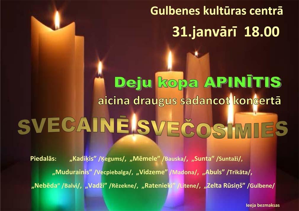 Deju kopa "Apinītis" aicina draugus sadancot koncertā "Svecainē sadancosim!"