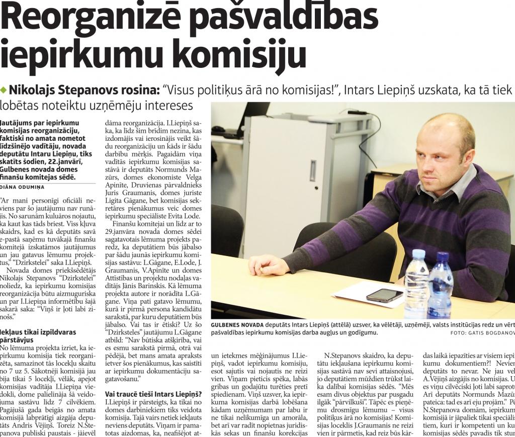 Diskutē un vienojas reorganizēt