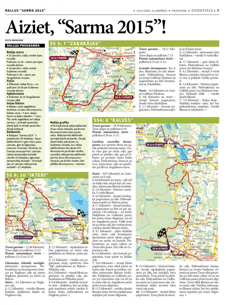 Kāda bijusi aizvadītā nedēļa?