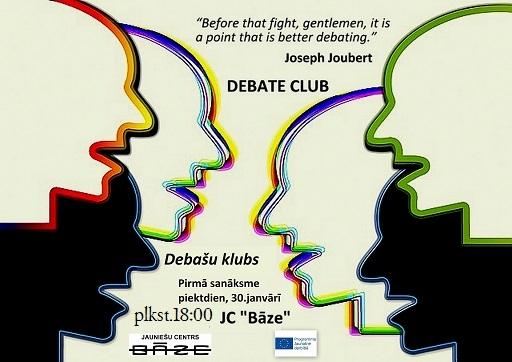 Darbu sāk Debašu klubs