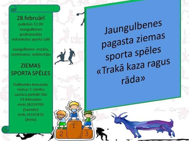 Jaungulbenes pagasta ziemas sporta spēles un balle