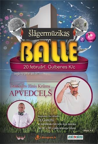 Gulbenes kultūras centrā - balle