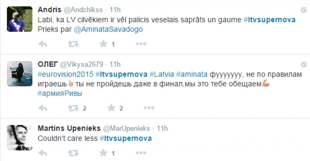 Tviterpērles: Skumjas, prieks, fonogrammas un draudi - tvītotāji par Supernovu
