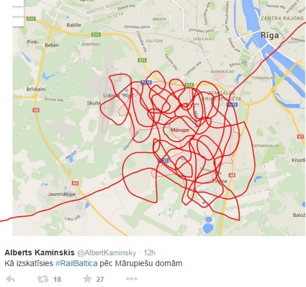 Tviterpērles: Rail Baltica apspriešana - provinciālisms un komunikācijas neparaugstunda