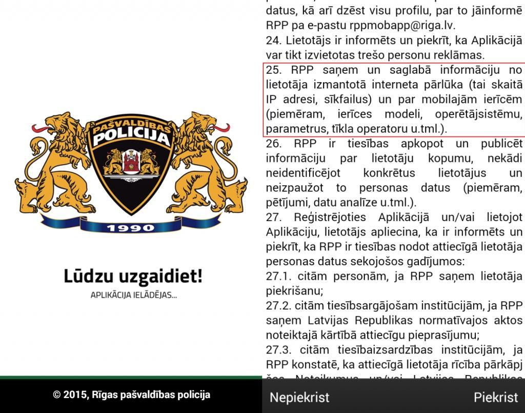 Policija biedē viedtālruņu lietotājus
