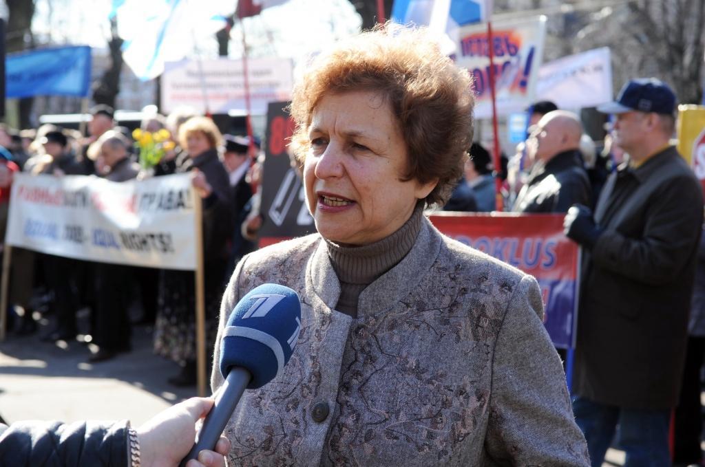 Ždanoka noliedz, ka 16.marta pasākumiem būtu saņēmusi Krievijas naudu
