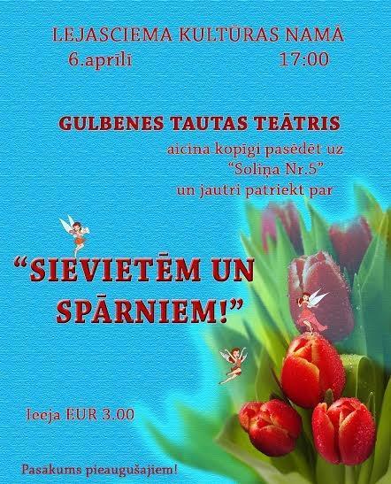 Lejasciemā - Soliņš Nr.5 "Par sievietēm un spārniem!"
