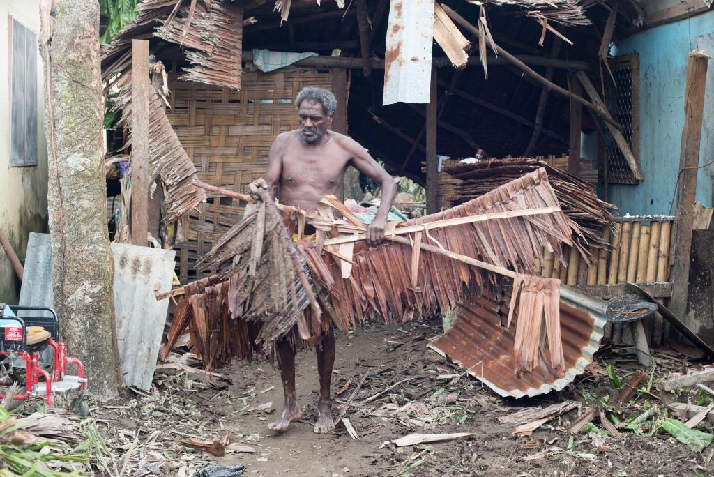 FOTO: Ciklona izpostītās Vanuatu salas