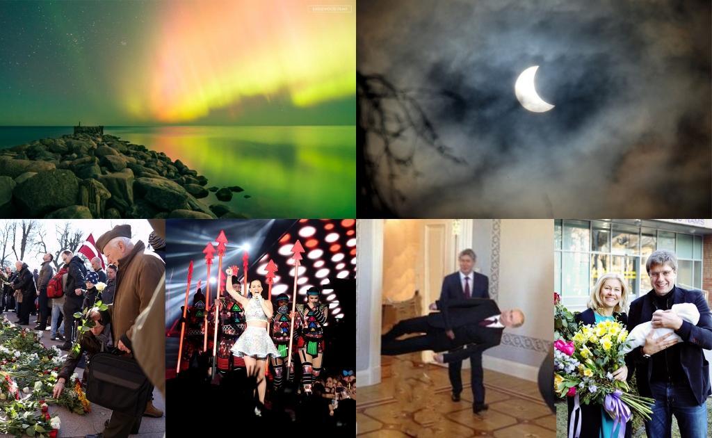 Septiņas dienas fotogrāfijās. Putins atgriežas Saules aptumsuma nedēļā (14.-20.marts)