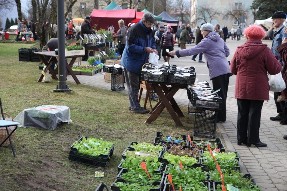 Foto: Zaļais tirdziņš 18.aprīlī