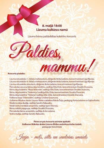 Lizumā - bērnu pašdarbības kolektīvu koncerts