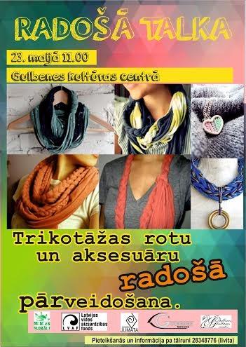 Gulbenes kultūras centrā - Radošā talka
