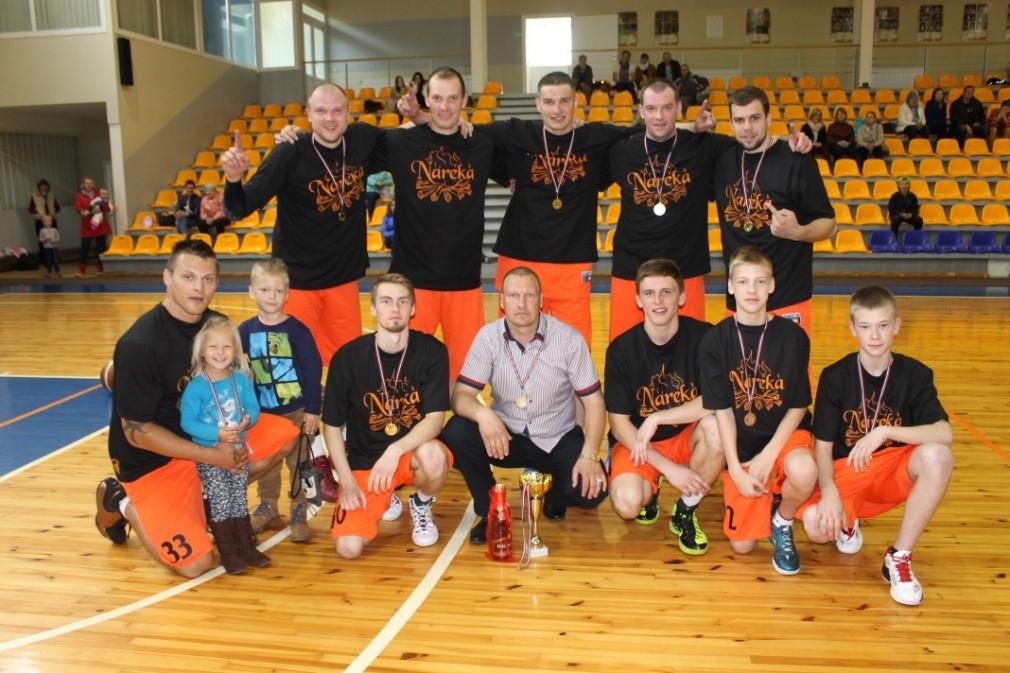 Basketbols: novada atklātais čempionāts noslēdzas ar "Narekas" uzvaru