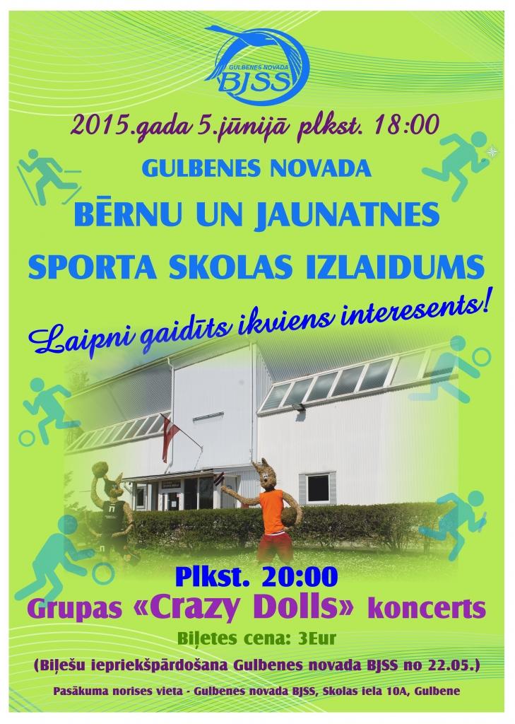 Gulbenes sporta skolā - izlaidums un "Crazy Dolls"