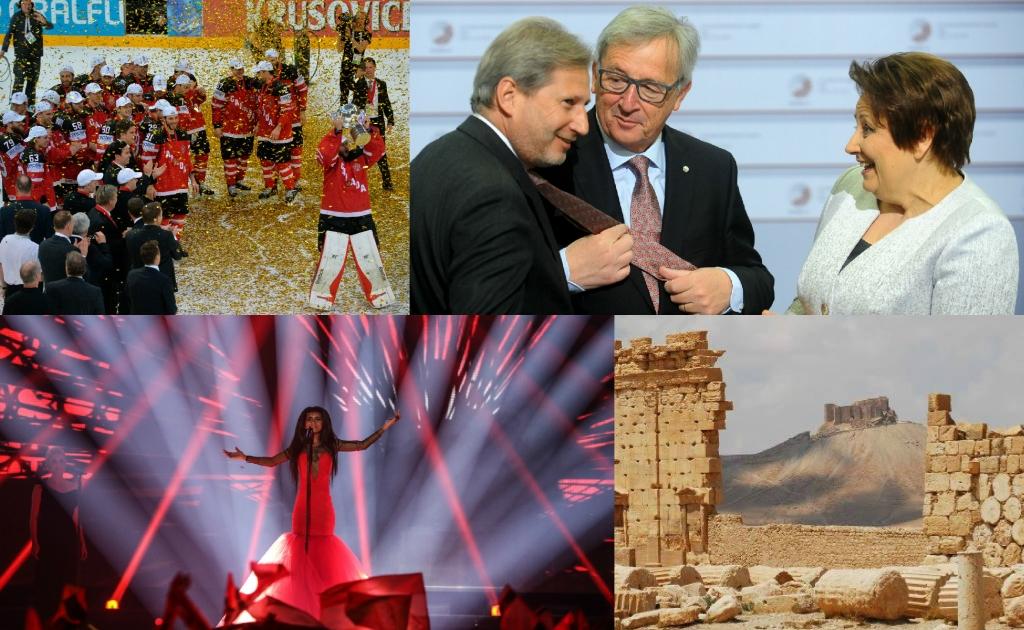 Septiņas dienas fotogrāfijās. Eiropas līderi brauc uz Rīgu, Aminata - uz Eiropu (16.-22.maijs)