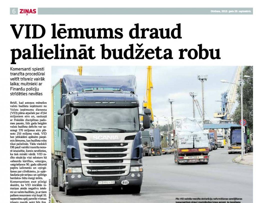Reaģējot uz Dienas Biznesā rakstīto, VID vadība tiekas ar uzņēmējiem