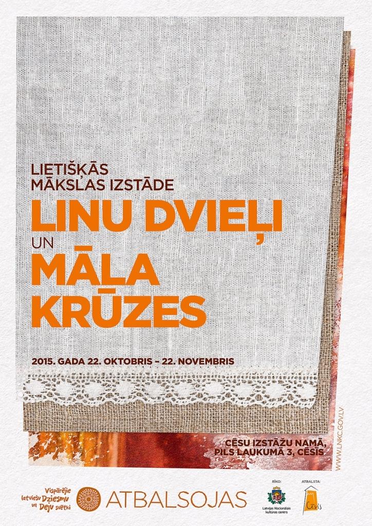 Cēsu izstāžu namā atklās lietišķās mākslas izstādi „Linu dvieļi un māla krūzes”