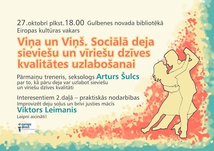 Sociālā deja dzīves kvalitātes uzlabošanai