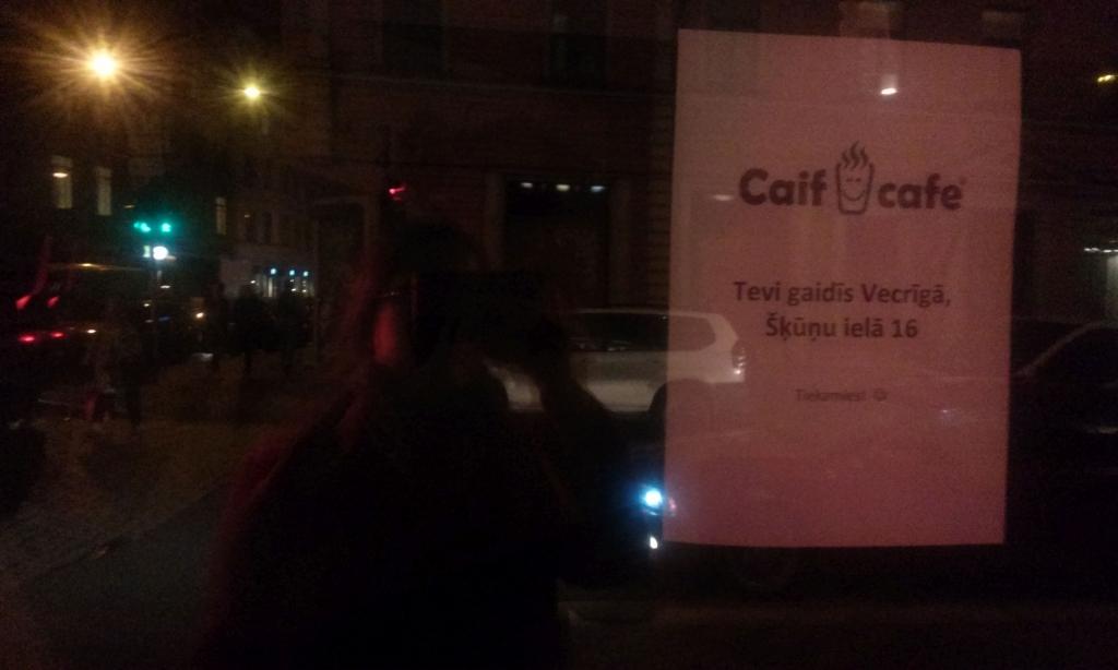 Aizvērta Tērbatas ielas Caif cafe, kurā tika investēti 100 tūkstoši eiro