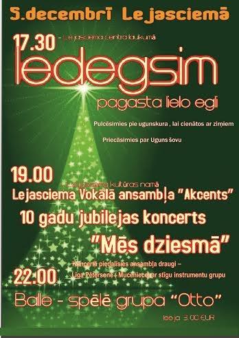 Lejasciemā iedegs pagasta lielo egli