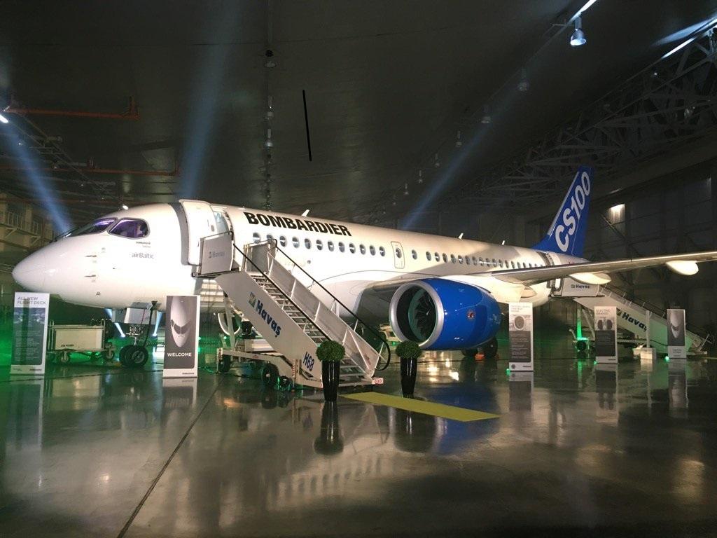 Papildināta ar FOTO: Bombardier C Series lidmašīnas airBaltic saņems nākamā gada septembrī
