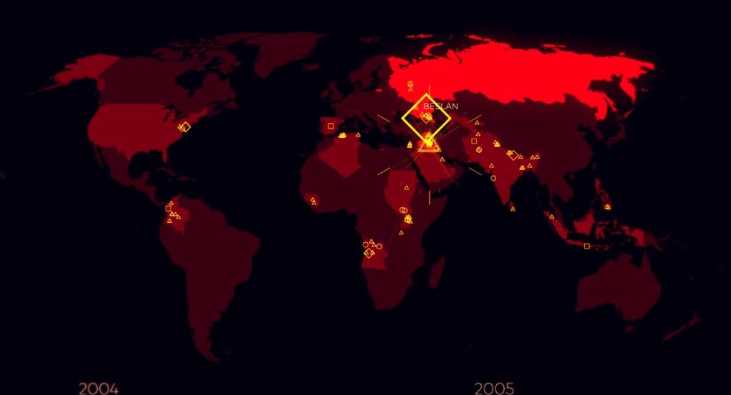 VIDEO: Teroraktu norises vietas pasaulē kopš 2000. gadā