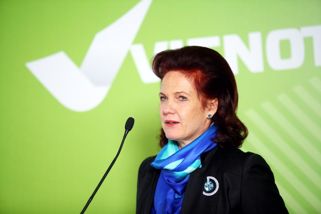 Āboltiņa Vienotības kongresā: Mums nav tiesību būt sašķeltiem un vājiem