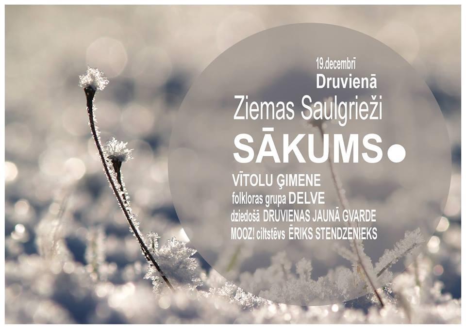  Ziemas saulgrieži Druvienā