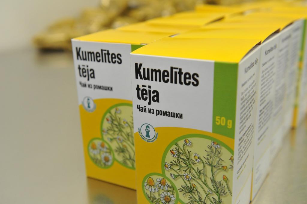 Kā top?: Kumelīšu tēja Rīgas farmaceitiskajā fabrikā