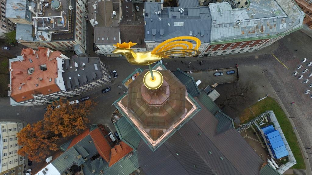 FOTO: Pabeigta Rīgas Doma restaurācija un torņa stiprināšana