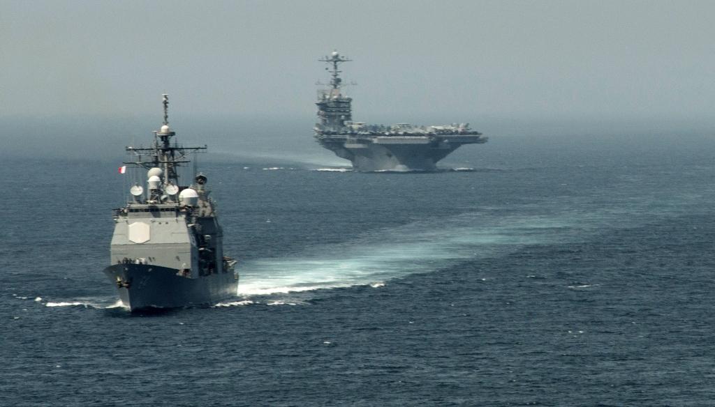 Irānas flote tiešā ASV karakuģa tuvumā veikusi raķešu izmēģinājumu