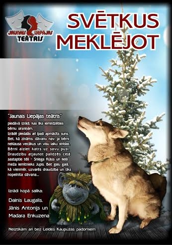 Jaunā Liepājas teātra viesizrāde bērniem "Svētkus meklējot"