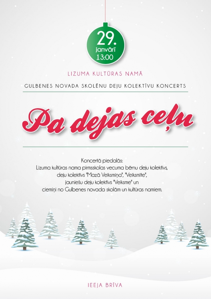 Lizumā - Gulbenes novada skolēnu deju kolektīvu koncerts