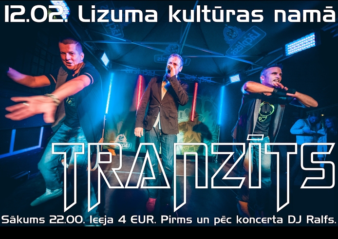 Lizumā - grupas "Tranzīts" koncerts
