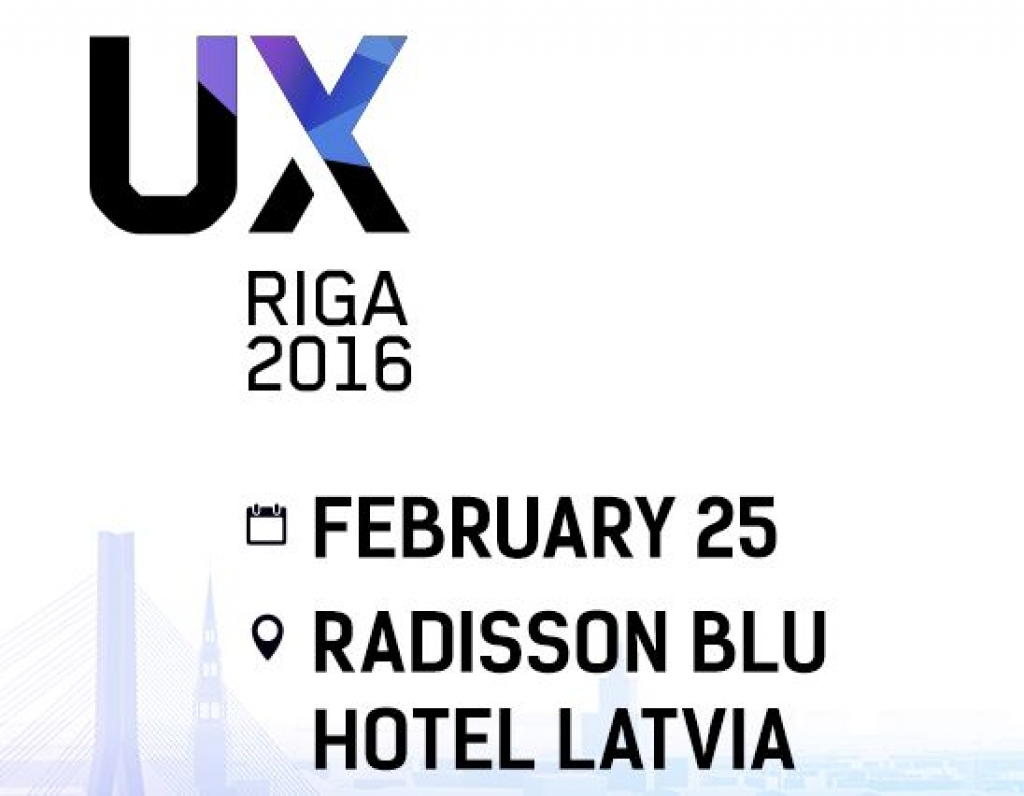 TIEŠRAIDE: lietu internetam un virtuālajai realitātei veltīta konference UX Riga 2016